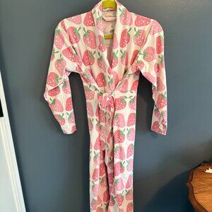 Monica + Andy Strawberry Robe